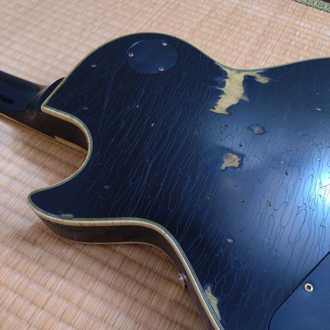 価格交渉ご自由に!レスポール　ギター　レリック　BLACK　カスタム