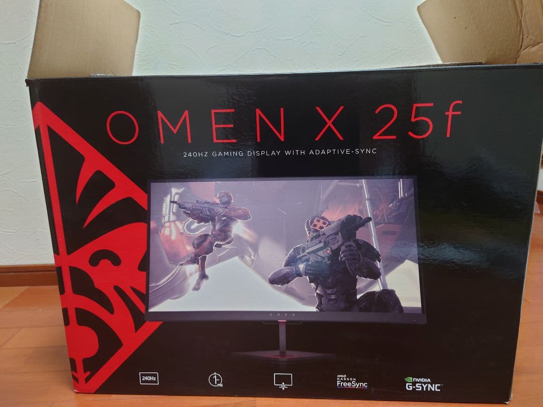 240Hz HP OMEN X 25f ゲーミングディスプレイ 24インチ