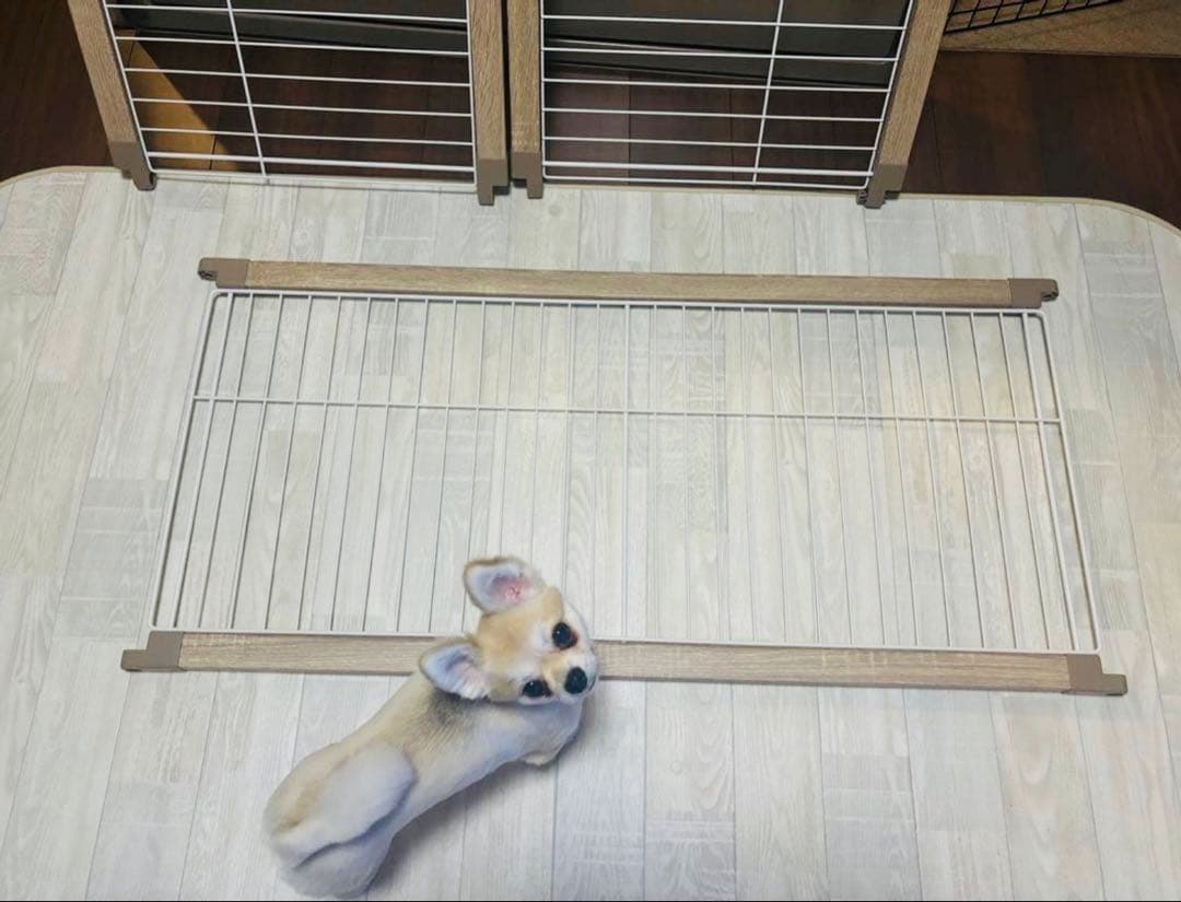 【アイリスオーヤマ】小型犬用ケージ/スライド扉付き/組立簡単