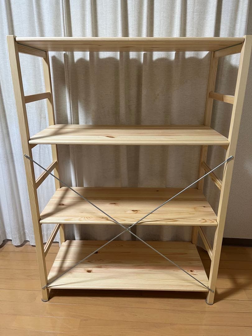 無印良品　パイン材ユニットシェルフ　86cm幅