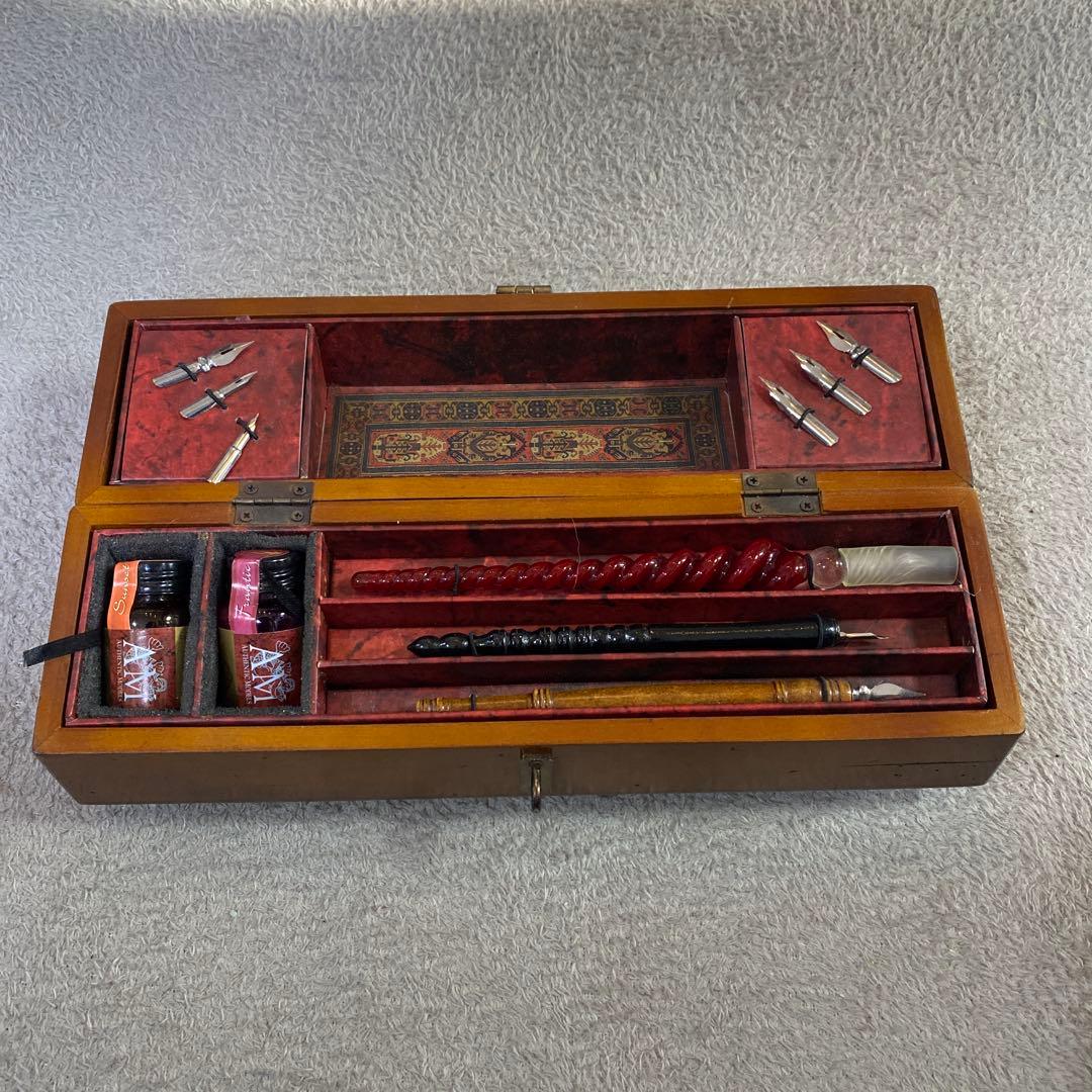 万年筆セット 木製ケース付き