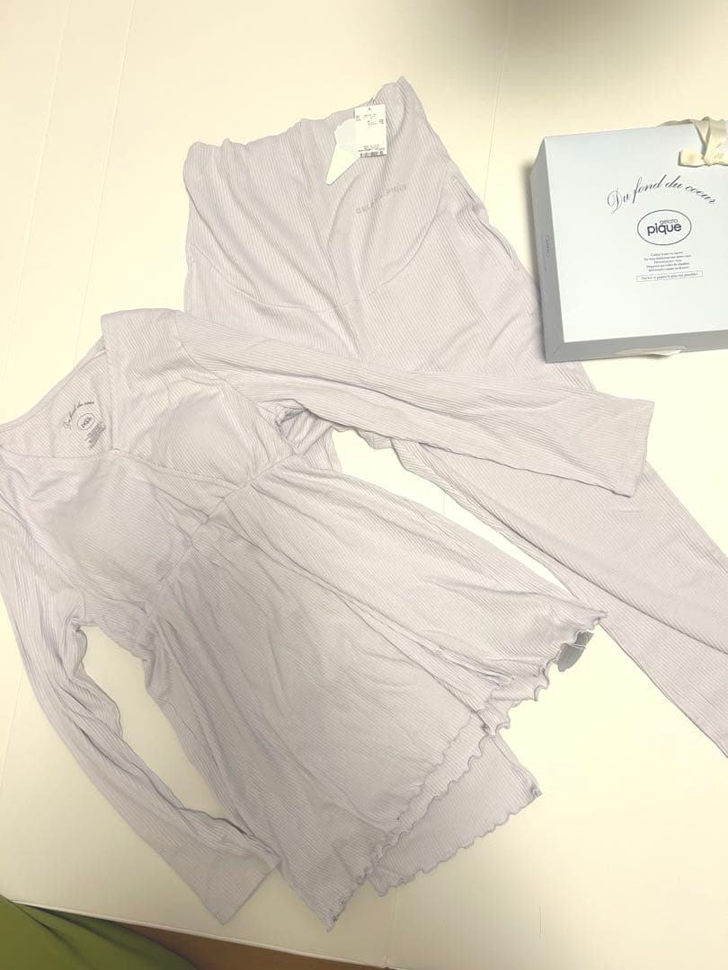 【新品/未使用】ジェラピケ マタニティ リブプルオーバー ロングパンツ パジャマ