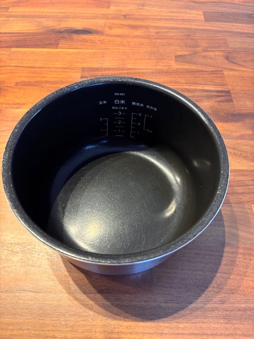 【美品】BALMUDA The Gohan バルミューダ 炊飯器3合炊き