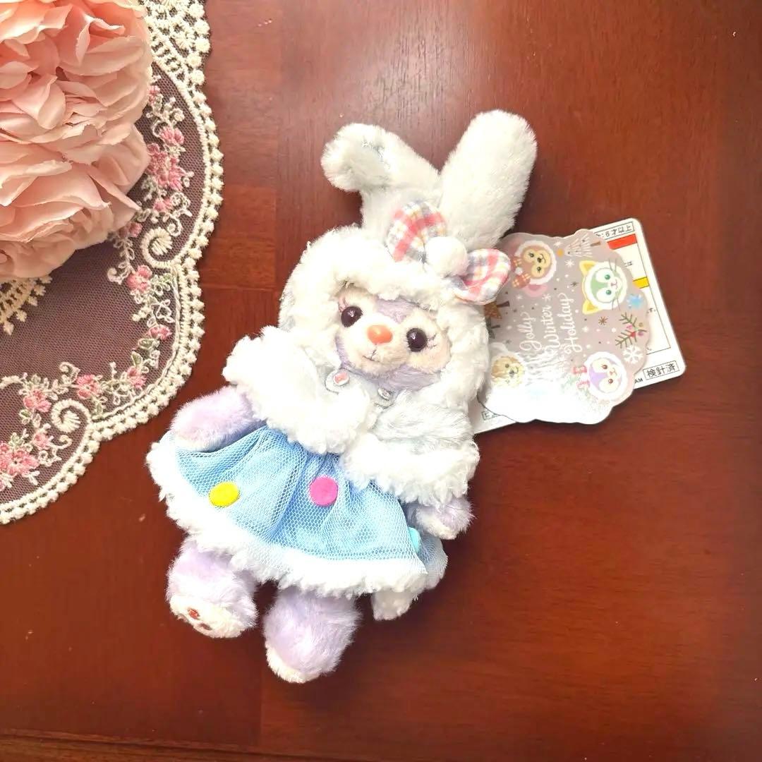 ディズニー　ダッフィーフレンズ　2019 ウィンターホリデー ぬいぐるみバッジ