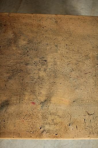 明治期　味のある木製のテーブル