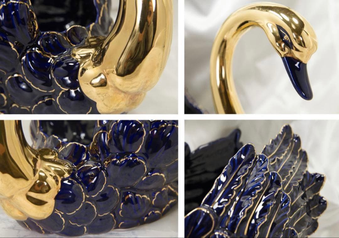 イタリア製金12％　PLUM社　スワン