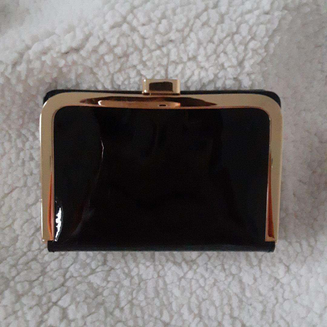 【レア】ミュウミュウ パテント エナメル がま口 財布 5ME009