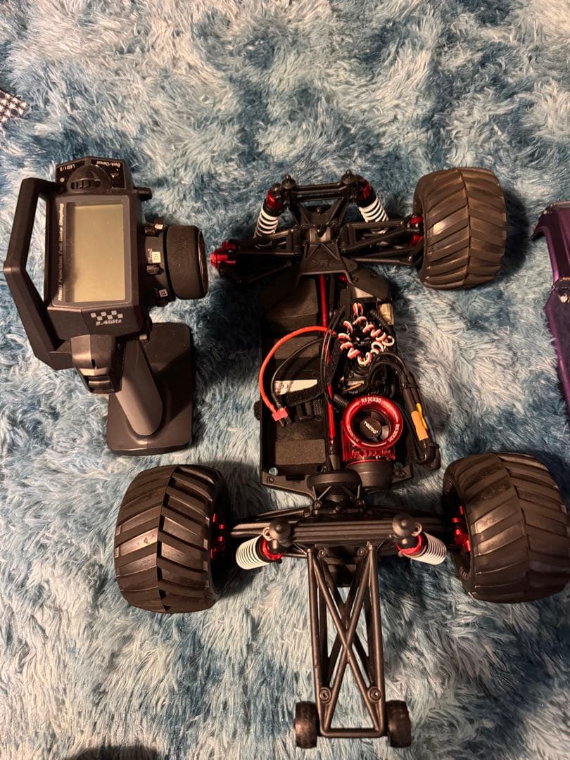 京商マッドバンVEブラシレスモーター プロポ付き