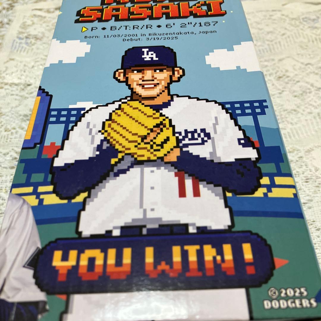 お値下げ　ドジャーススタジアム限定　朗希ボブルヘッド