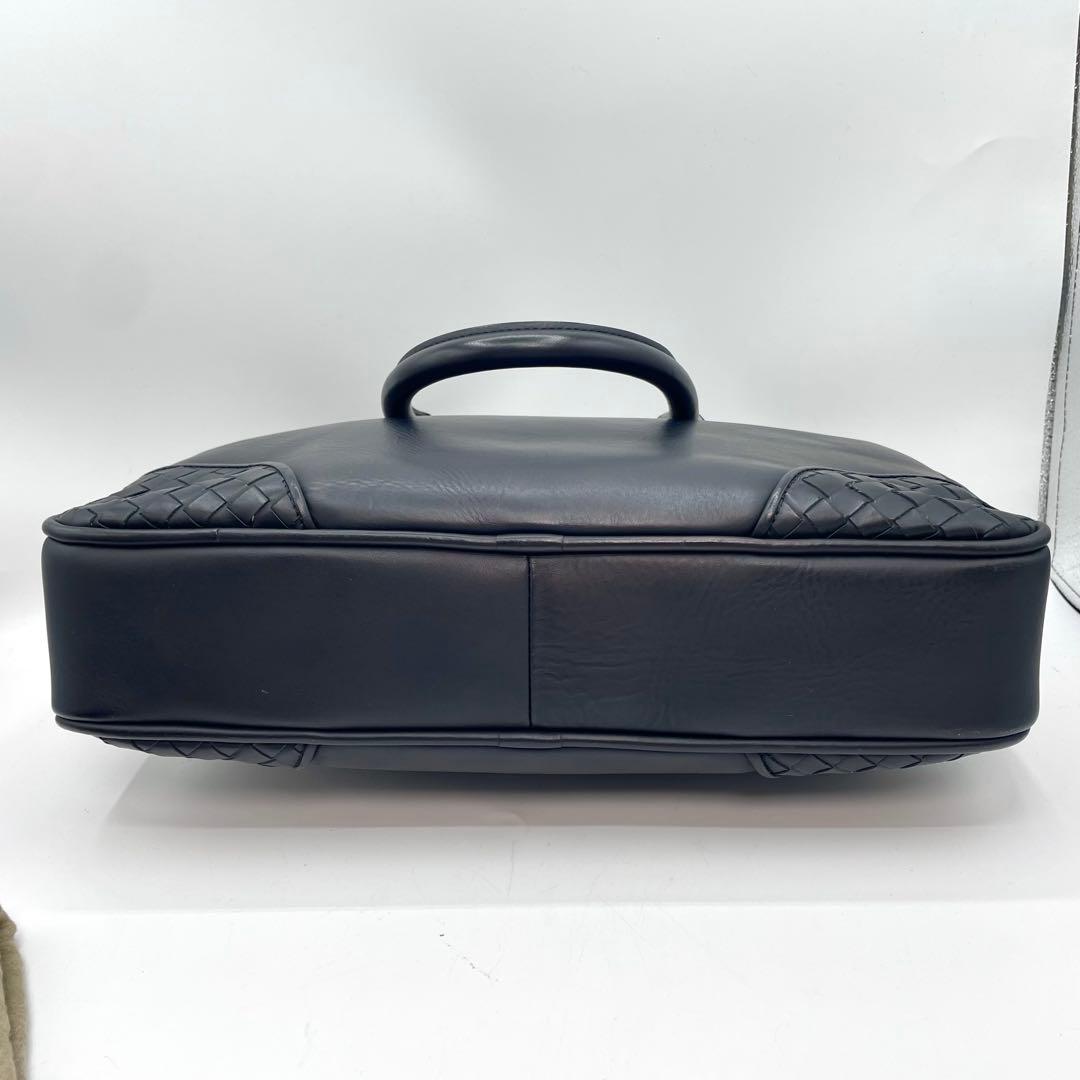 専用！　ボッテガヴェネタ　2way ビジネスバッグ　レザー　イントレチャート　黒