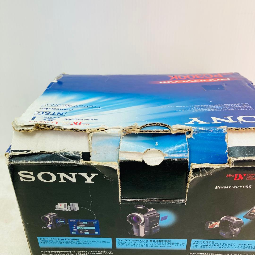 通電確認済 SONY 箱有 ソニー ビデオカメラ DCR-PC300 て10