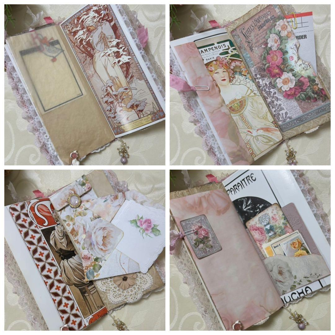 薔薇とレースのジャンクジャーナル・雑記帳　ミュシャに魅せられて…