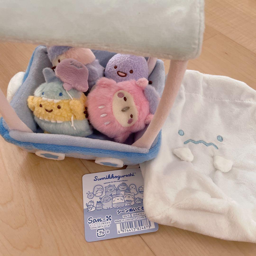 ☆新品未開封☆すみっコぐらし おばけのナイトパークテーマ シーンぬいぐるみ受注