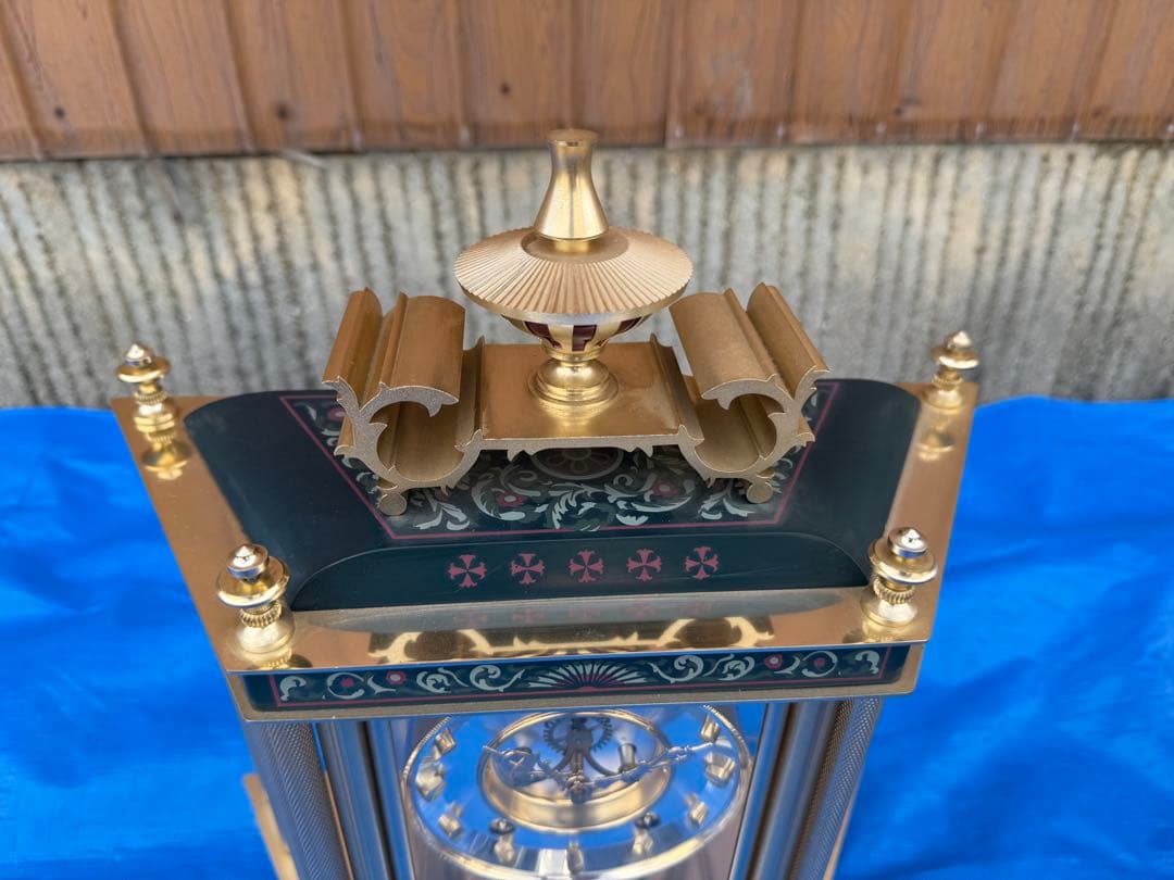 T*N様 【O-1784】日本美術時計 Nマーク 置時計 振り子時計 アナログ