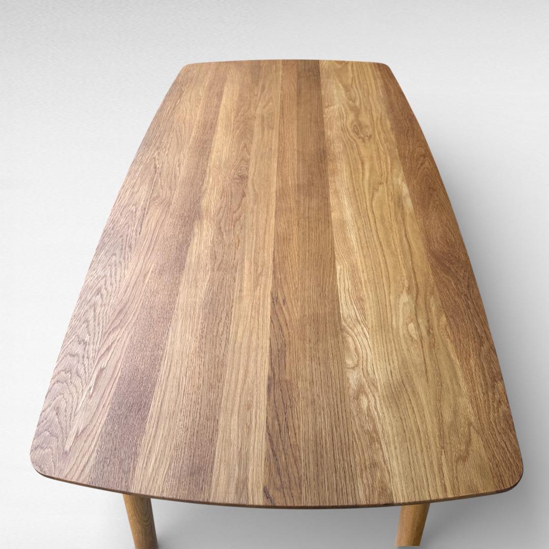 美品 UNICO SOLK ダイニングテーブル W160 オーク 天然木 ウニコ