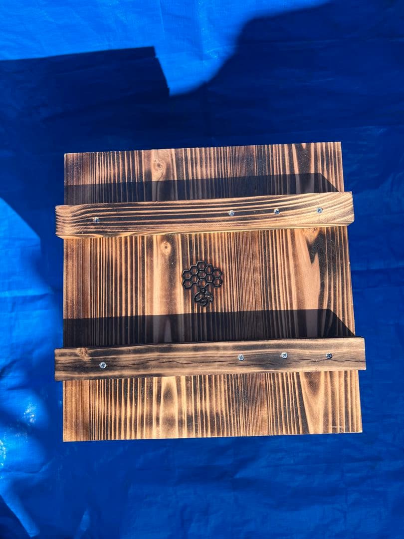 ニホンミツバチ　重箱式巣箱　営巣用巣箱2段　板厚3cm