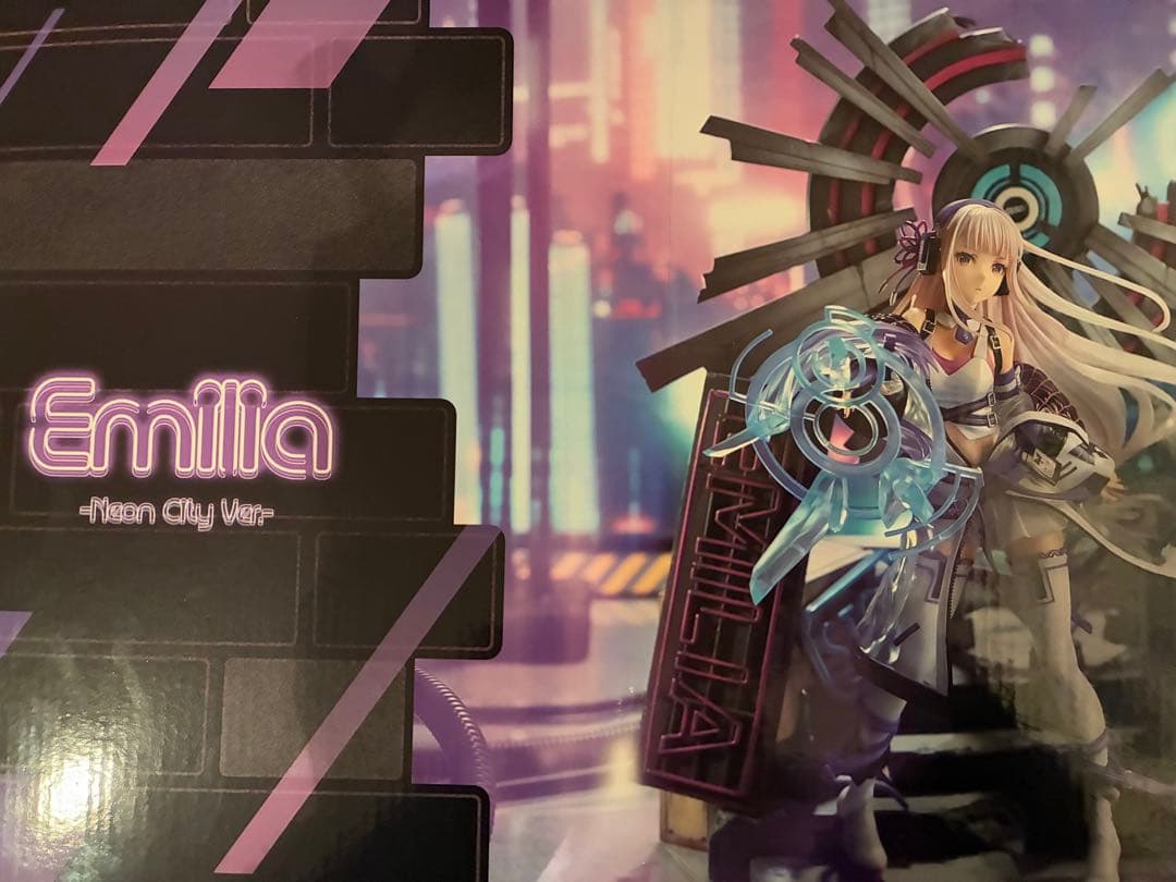 リゼロ エミリア neon city フィギュア 渋谷スクランブル　購入特典付