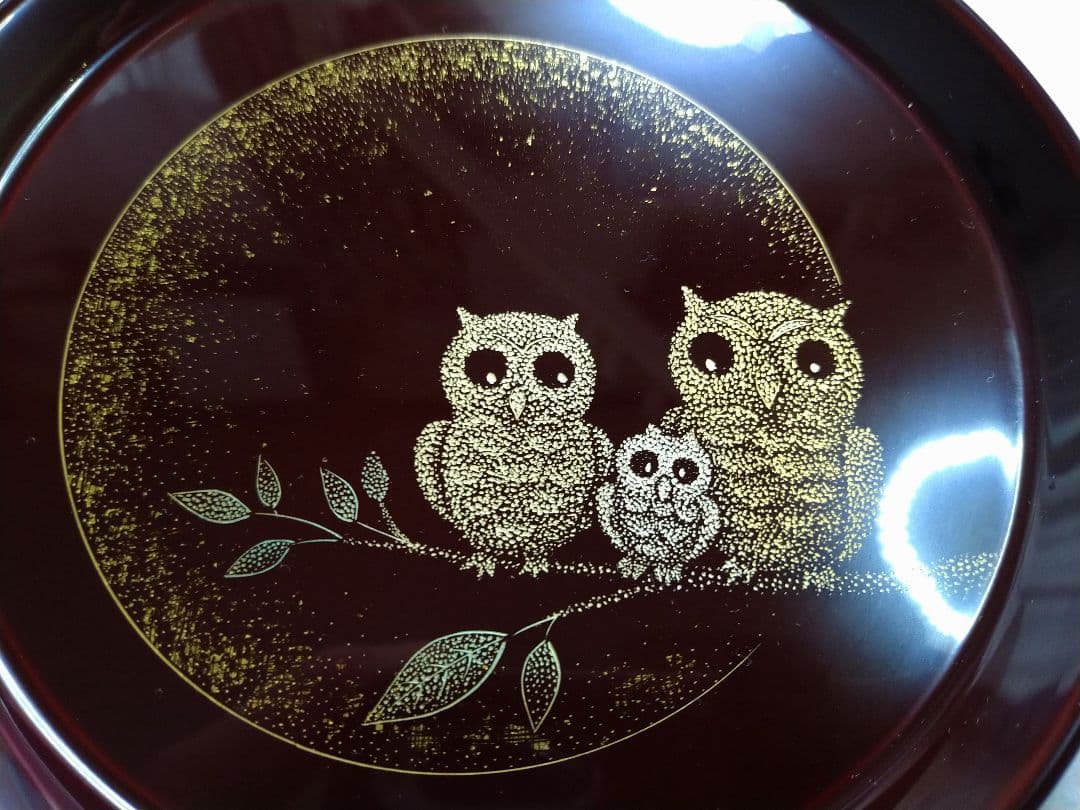 輪島塗沈金「多用皿6枚組」