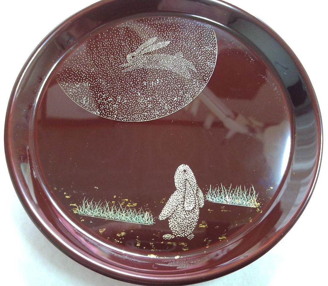 輪島塗沈金「多用皿6枚組」