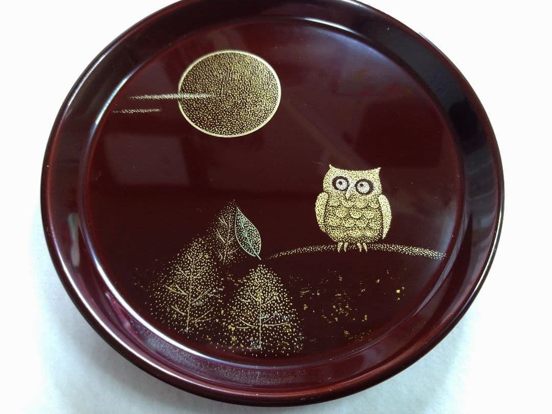 輪島塗沈金「多用皿6枚組」