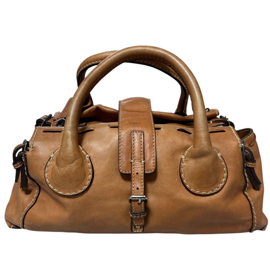 GOODY JAPAN専用　Chloe ハンドバッグ　レザー　ブラウン
