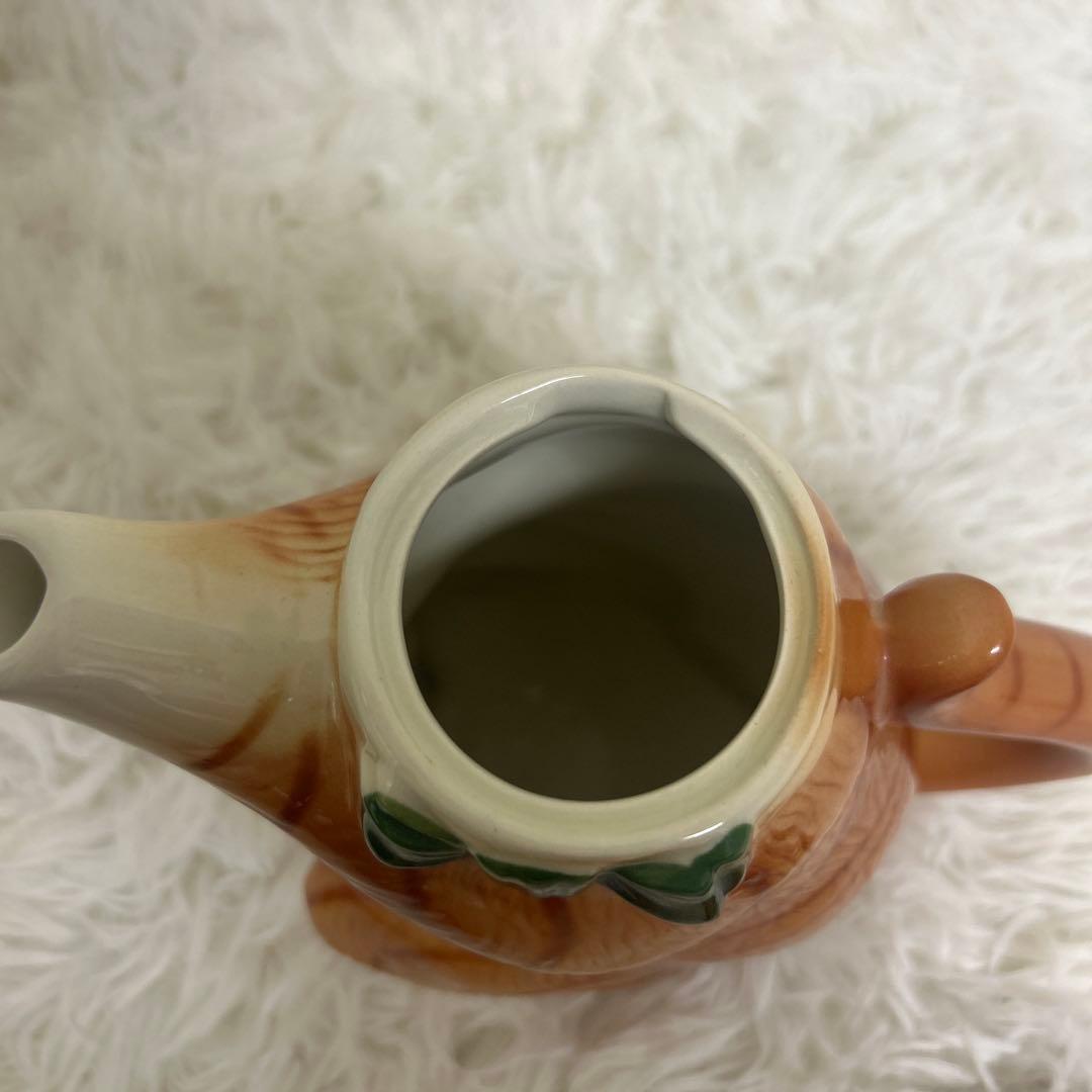 【美品】tony wood トニーウッド　猫のティーポット　イギリス