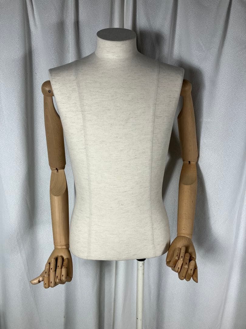 希少　東京キイヤ メンズトルソー マネキン 木製可動アーム付