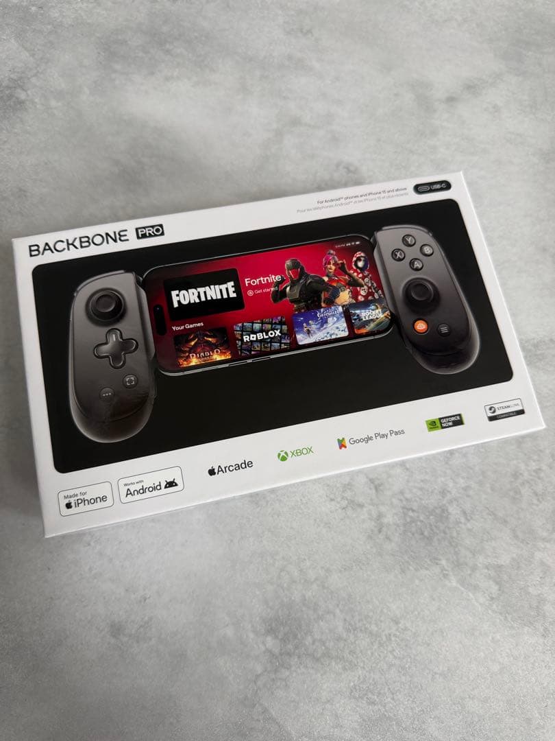 Backbone Pro 新製品　スマホ/PC対応コントローラー　ケース付