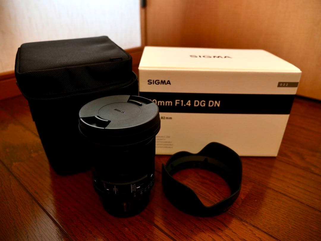 【ほぼ新品】SIGMA 20mm F1.4 DG DN Lマウント