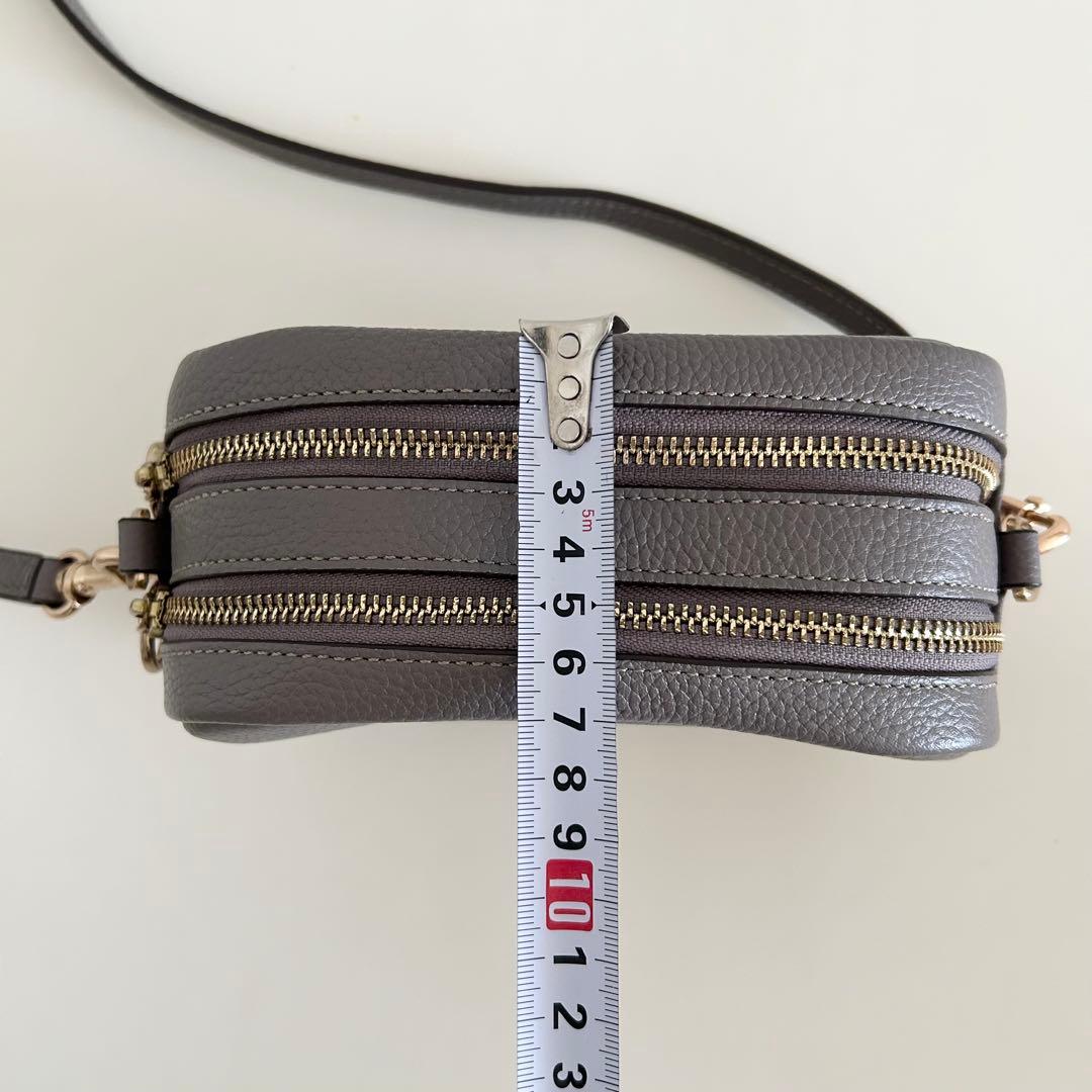 TORY BURCH トリーバーチ グレー ペリーボンベ　ミニバッグ