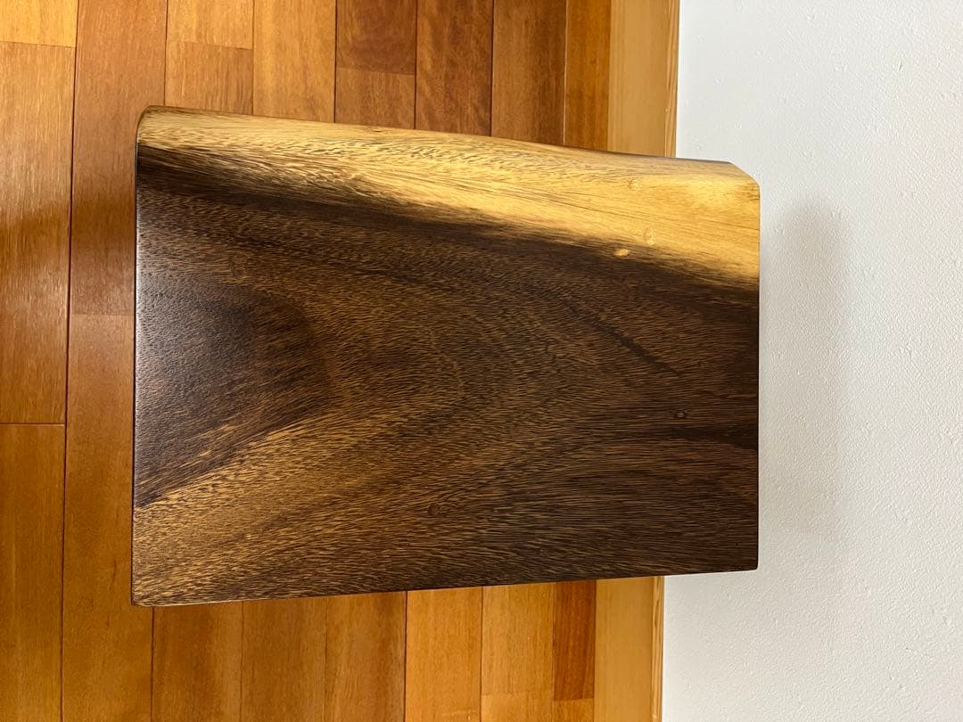 モンキーポッドスツール　無垢材