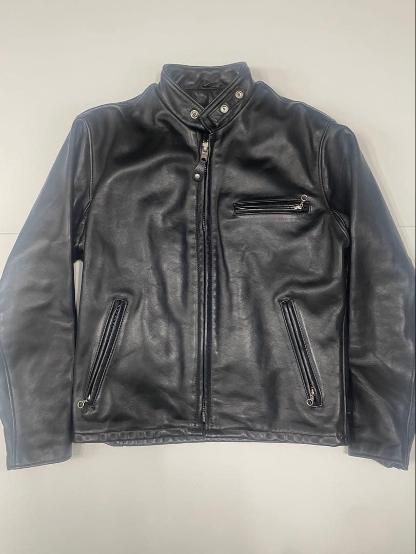 PFC　SCHOTT【641/シングルライダースジャケット】40