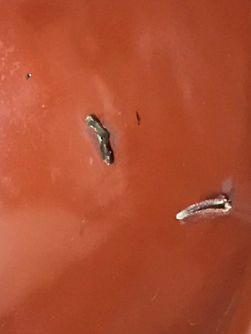 陣笠　丸に違い鷹の羽紋