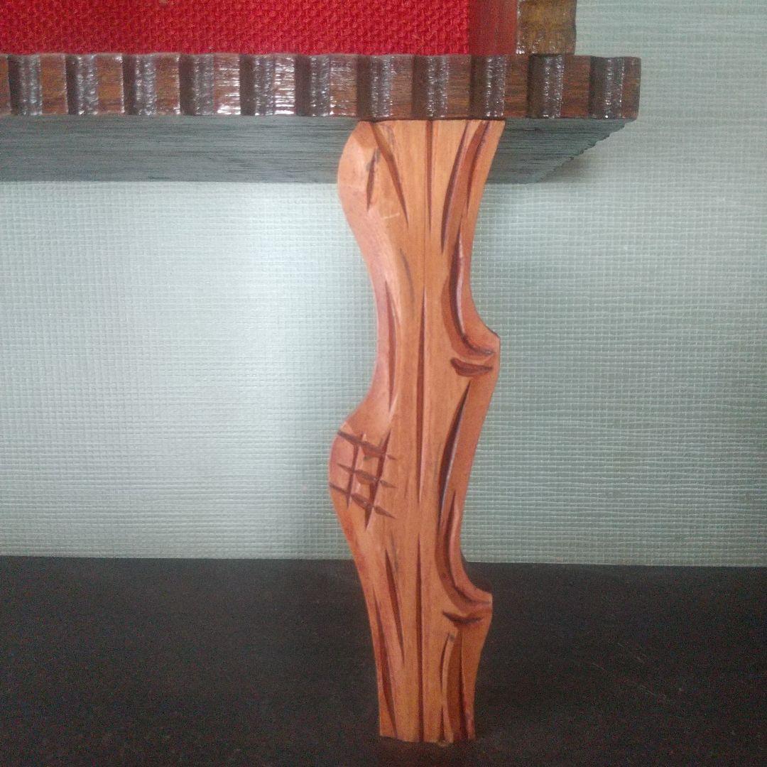 月末限定再値下げ！たのめる便【古道具】木製ガラスキャビネット 飾り棚 中型