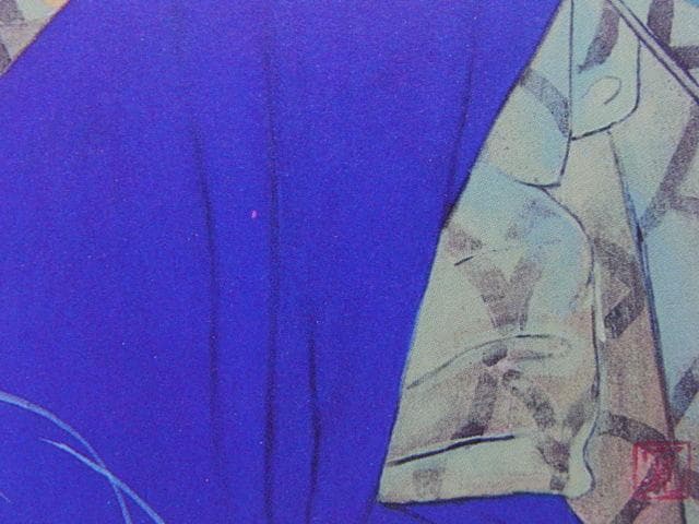 辰巳寛、【舞妓】、希少な額装用画集より、新品額装付、状態良好