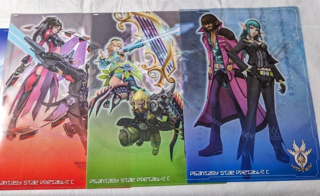 ファンタシースターポータブル2 & インフィニティ クリアファイルセット