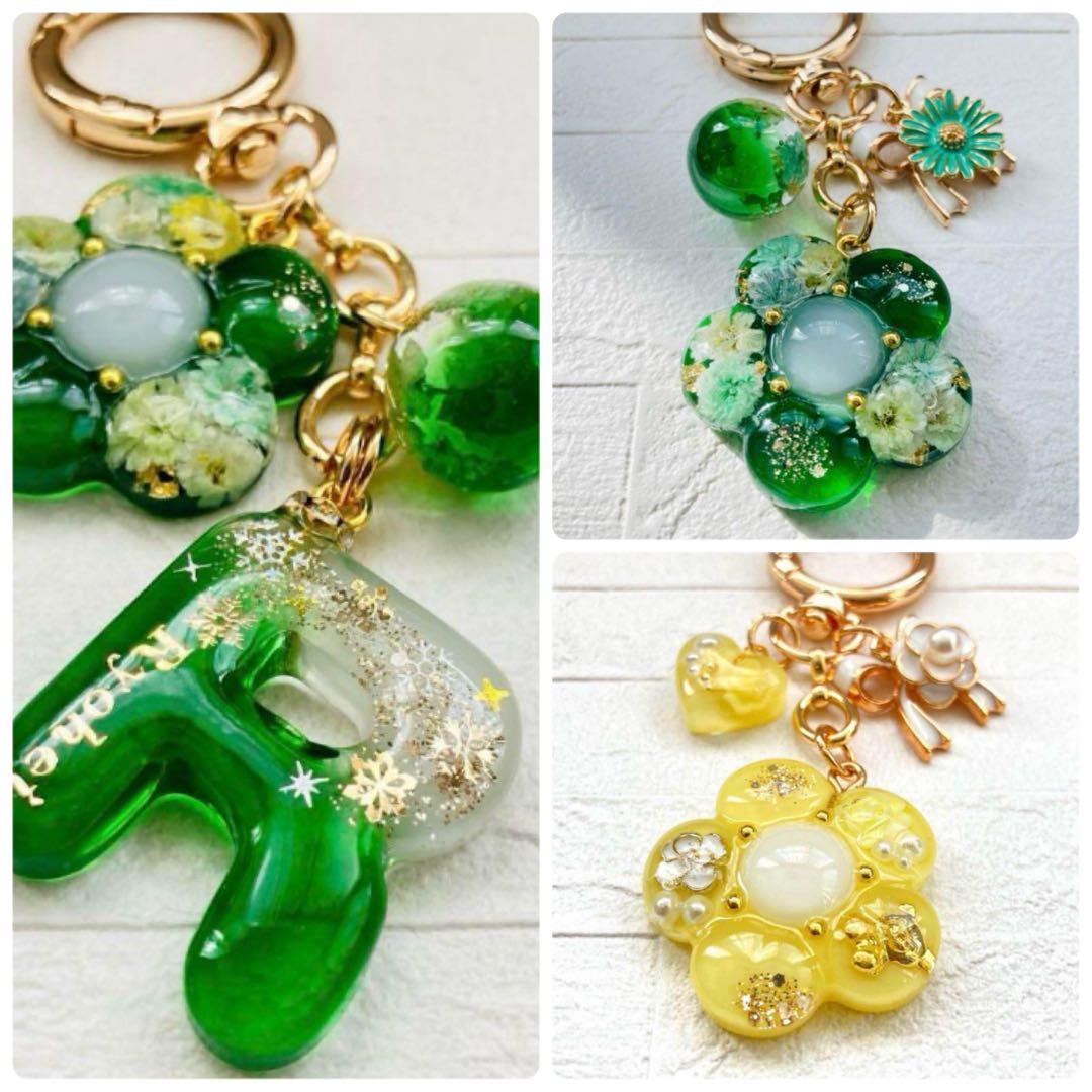 ♡なおページ 名入れチャーム Manキーホルダー14点