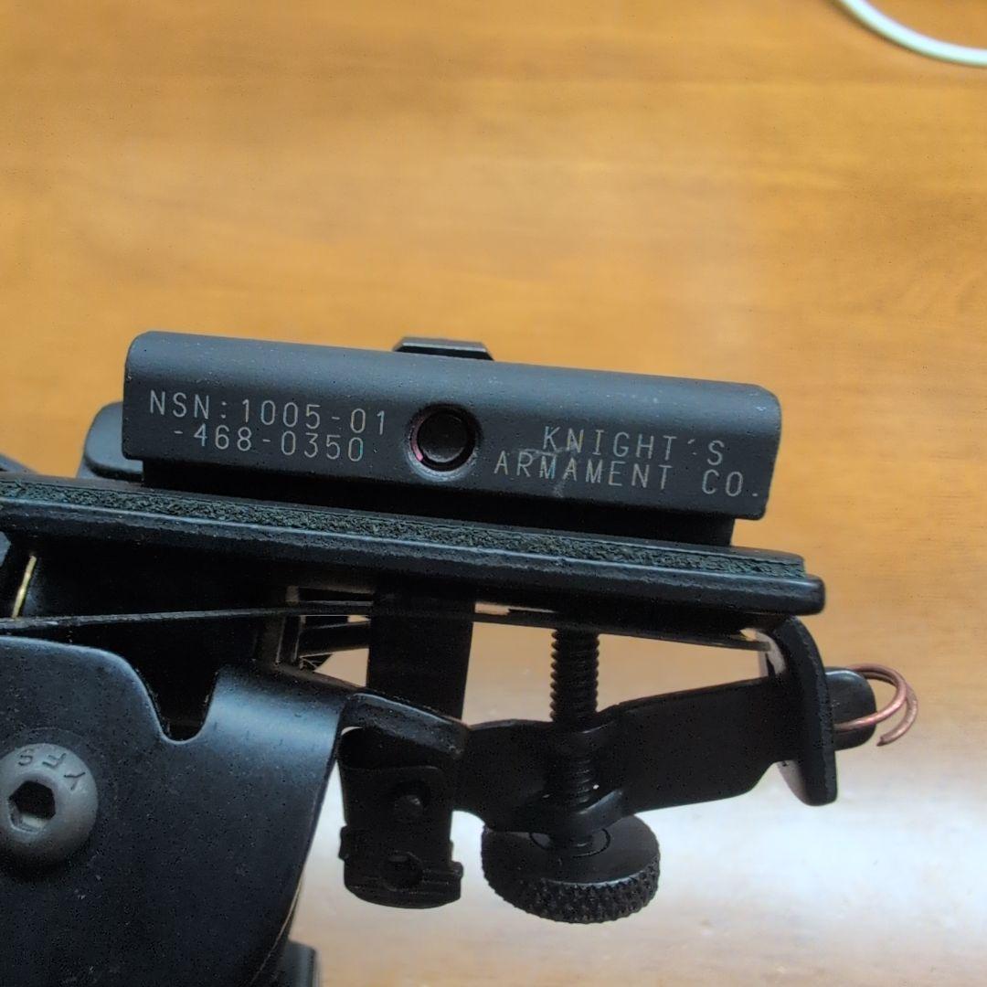 ハリスのスイングバイポッドとKACのバイポッドレールアダプターのセット