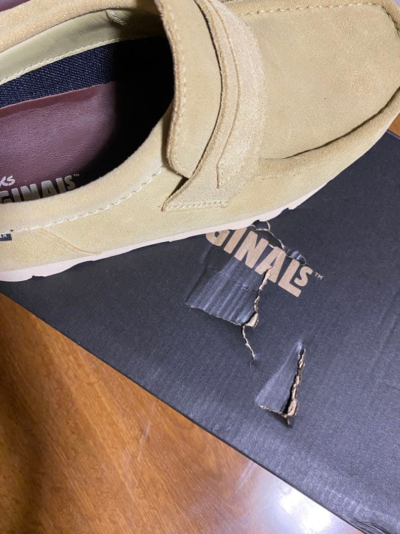 未使用Clarks WallaLoaferGTX ワラビー ローファー uk7