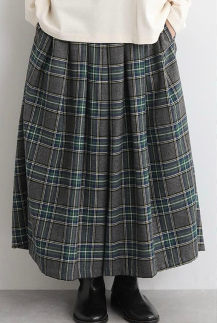 【未使用！】ubasoku ウバソク　チェックキュロットパンツ