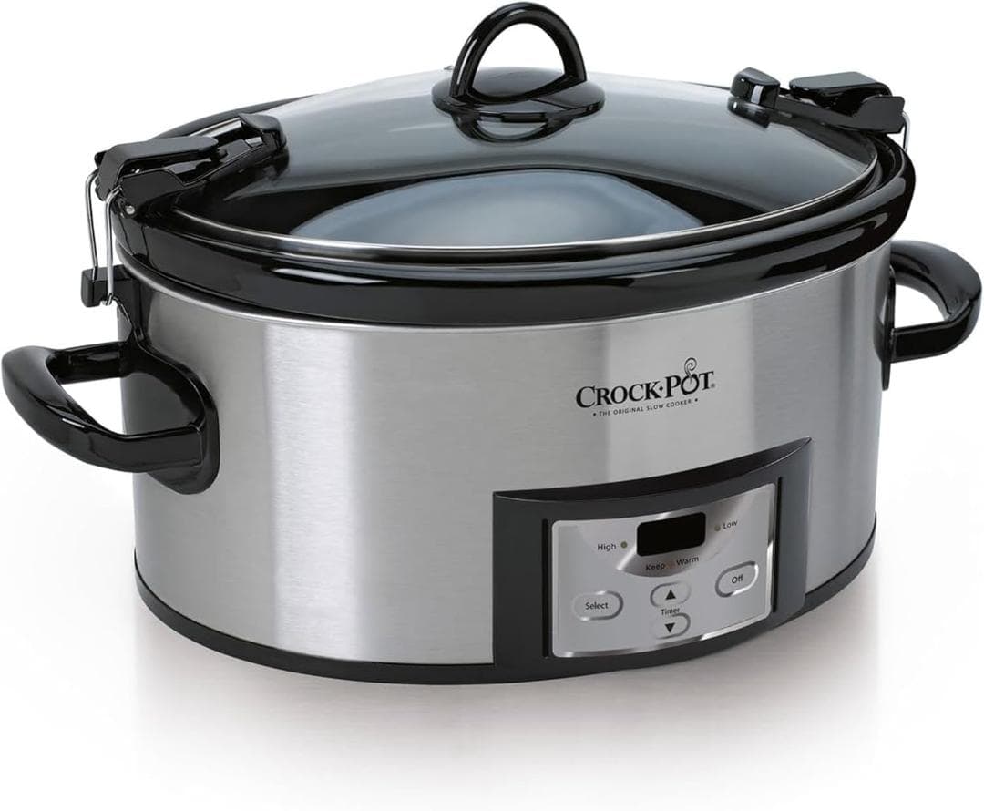 Crock-Pot 6クォート Cook & Carryスロークッカー