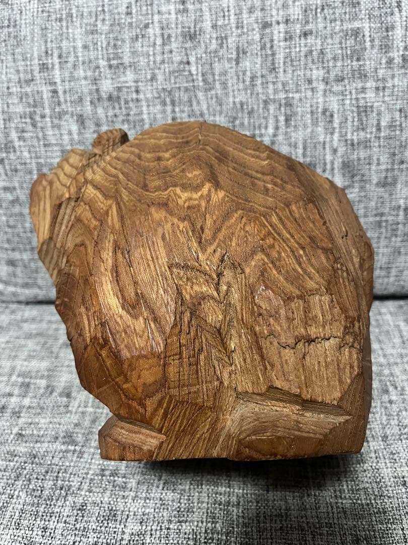 八雲　柴崎重行　彫刻熊　志　木彫り