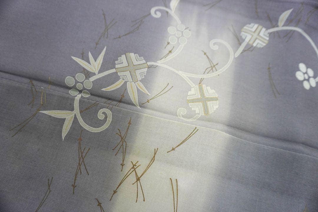 ね*子様 夏物グレー地色の付下げ