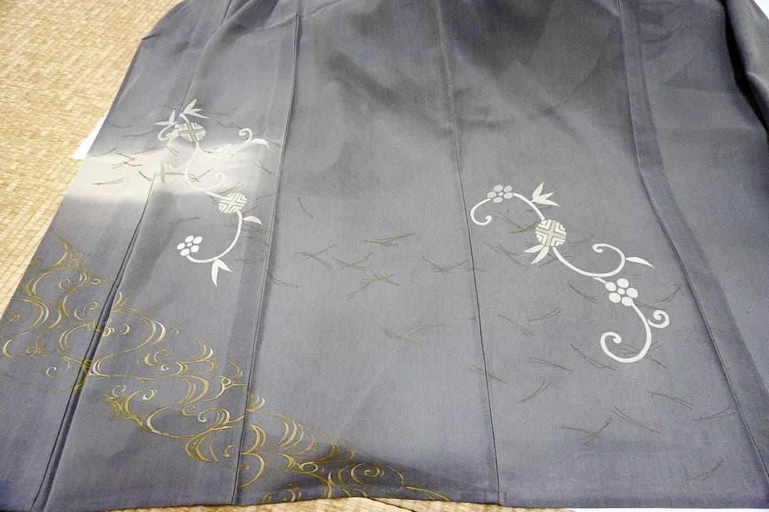 ね*子様 夏物グレー地色の付下げ