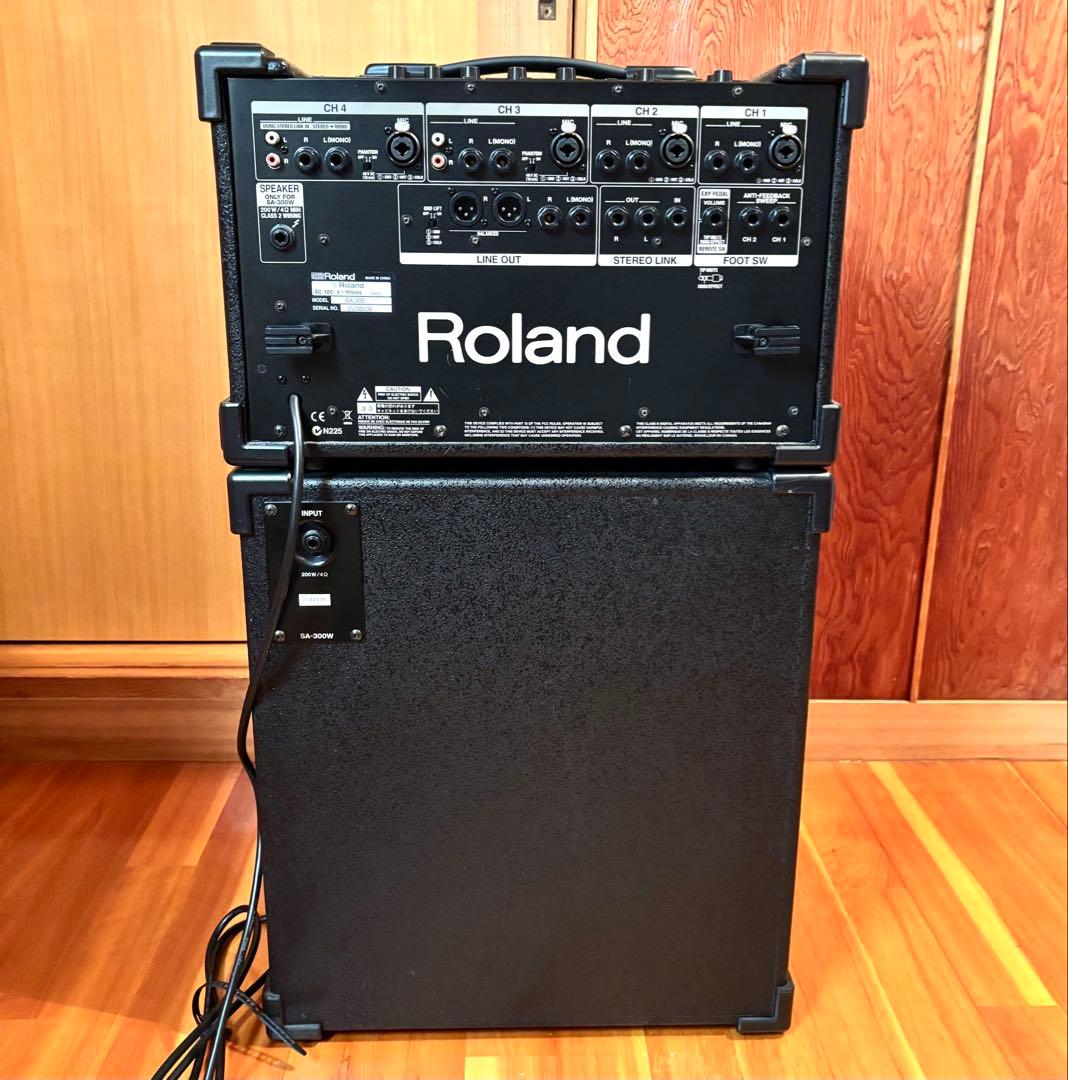 【動作確認済】Roland ステージアンプ SA-300/SA-300W セット