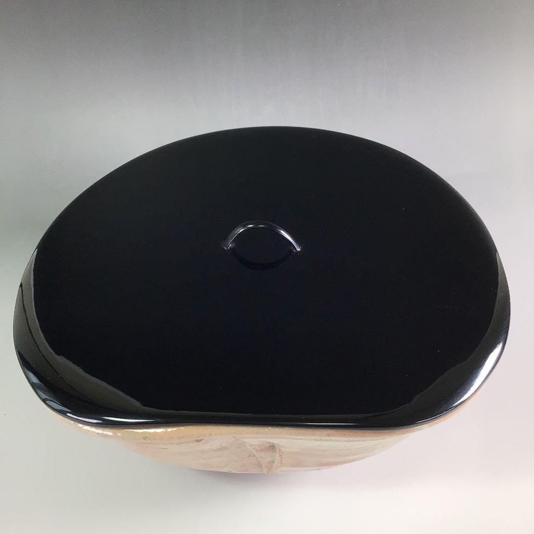 Ｒ６２６　平水指　『七十四代　朝日豊斎』『表千家　堀内宗完　箱書』　共箱　茶道具