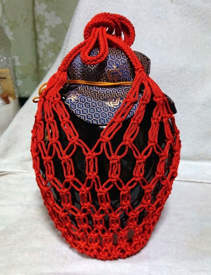 茶道具飾り茶壺 木箱付きA465