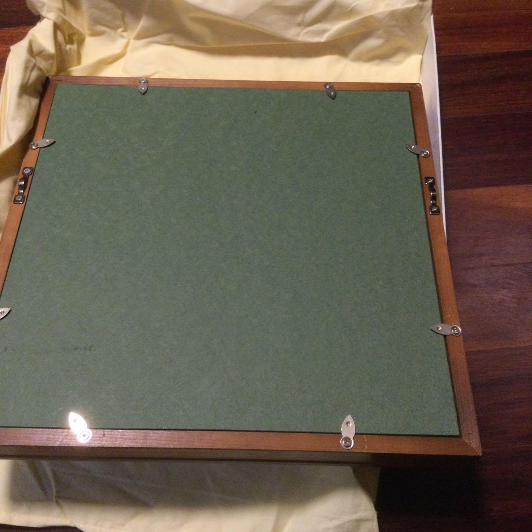 香蘭社の陶板額縁入り、金蘭