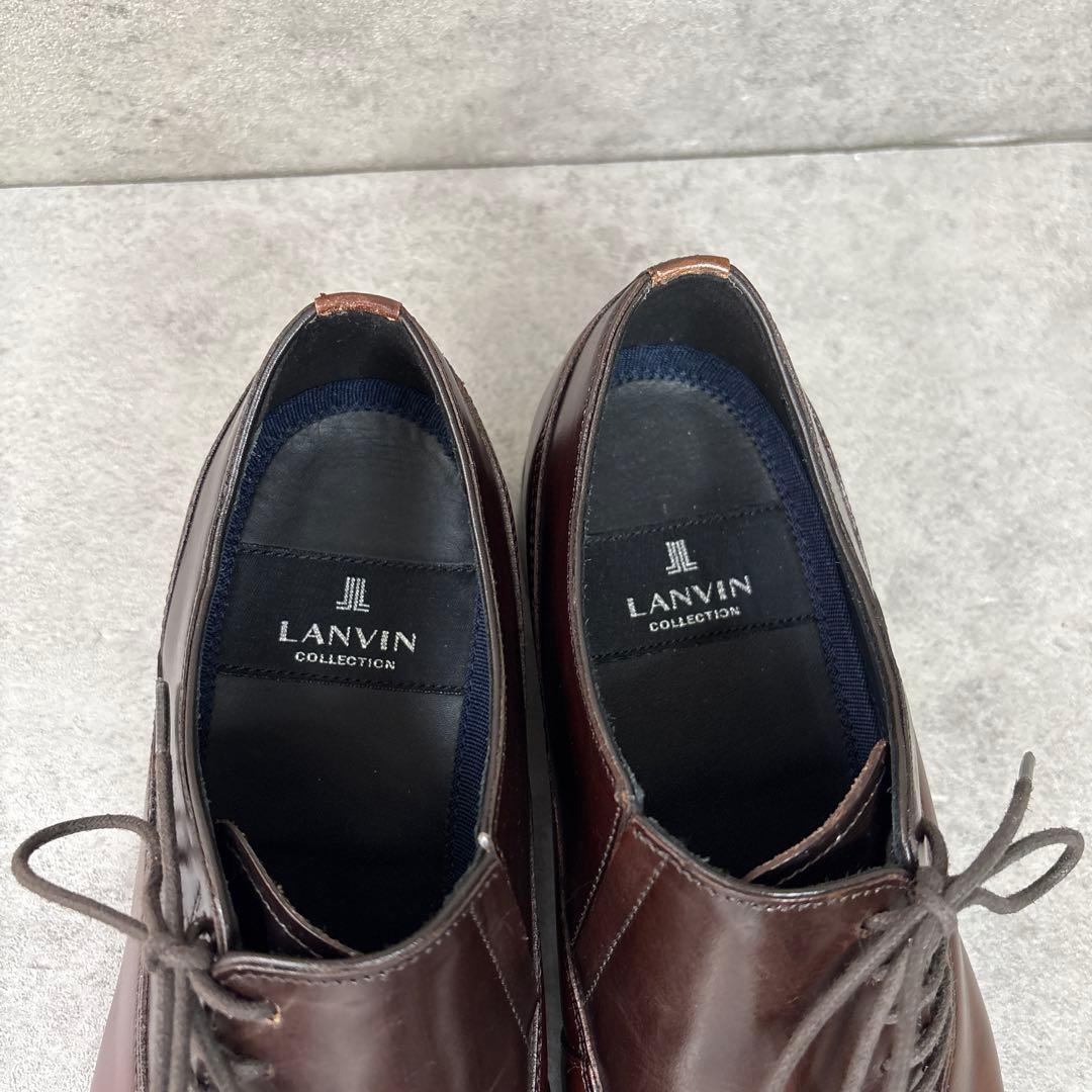 展示品新品！LANVIN ランバン　サイドゴア　プレーントゥ　レザーシューズ