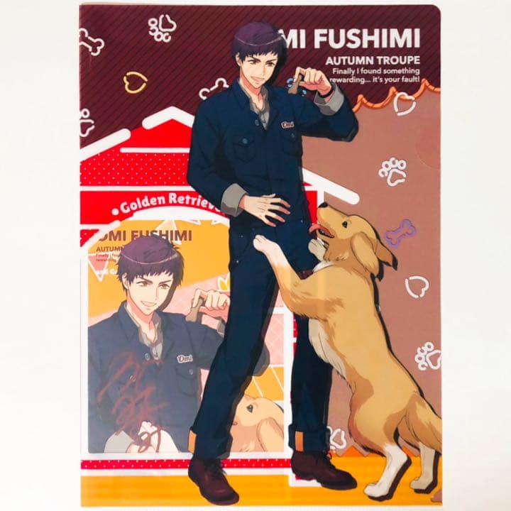 新品★A3！★秋組【伏見臣】クリアファイル＆ブロマイド★一番くじ★2点セット